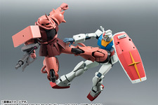 「ガンダム」VS「シャア専用ザク」を再現できる！「機動戦士ガンダム」よりフィギュア「ROBOT魂」3商品が再販 画像