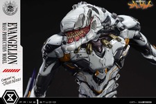 足元には弐号機も…「エヴァンゲリオン量産機」が約27万円のスタチューにーメカニカルなアレンジでの立体化、長い舌を出した頭部パーツはDXボーナス版限定 画像