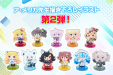 ホロライブ・大神ミオ、戌神ころねら全11名のデフォルメが可愛い！ア・メリカ先生描き下ろしグッズ第2弾がプレバンにて取り扱い 画像