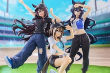 『ウマ娘』シュヴァルグラン、ヴィルシーナ、ヴィブロスが「BoC’z」の姿で立体化！3人一緒に飾りたいプライズフィギュアが可愛い 画像