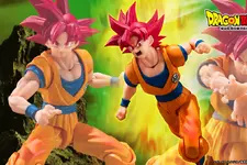 「ドラゴンボール超」より「超サイヤ人ゴッド孫悟空」アクションフィギュア2種が店頭予約開始！表情パーツで様々なシーンを演出 画像