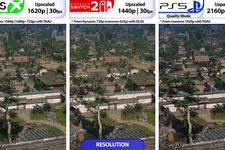 スイッチ2版『アサクリ シャドウズ』のfpsは安定してる？携帯モードではどんな感じ？PS5＆Xbox Sとの比較動画 画像