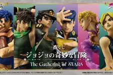 「ジョジョ」新作一番くじのフィギュアが先行公開！ジョナサンから空条徐倫まで歴代主人公が“ジョジョ立ち”で立体化