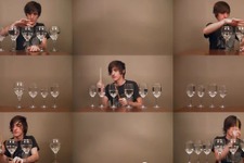 ワイングラス＆紙で熱演する『ゼルダ』ミュージック 画像