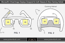 マイクロソフトが小型ディスプレイを搭載したゲーミングヘルメットの特許を登録していた 画像