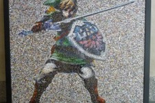 『ゼルダの伝説』ファンの写真25,000枚で作られたリンクのモザイクアート 画像