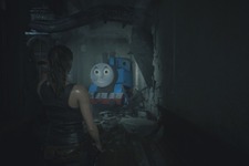 『バイオハザード RE:2』タイラントを「きかんしゃトーマス」にする謎Mod登場ーきけんじゃトーマス 画像