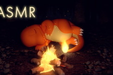 『ポケモン』がASMR動画「焚き火の音」とコラボ！安心して眠るヒトカゲが最高の癒しをお届け 画像