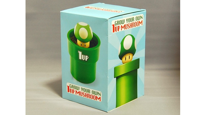 自分で育てて1UP!?「1UPキノコ育成キット」・・・週刊マリオグッズコレクション第46回