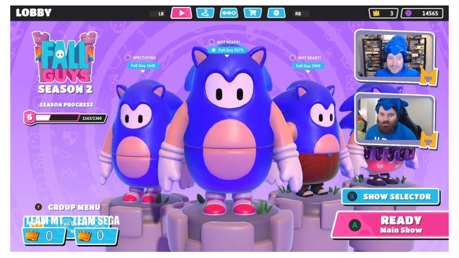 『Fall Guys』が『ソニック・ザ・ヘッジホッグ』とコラボ！コスチュームが登場