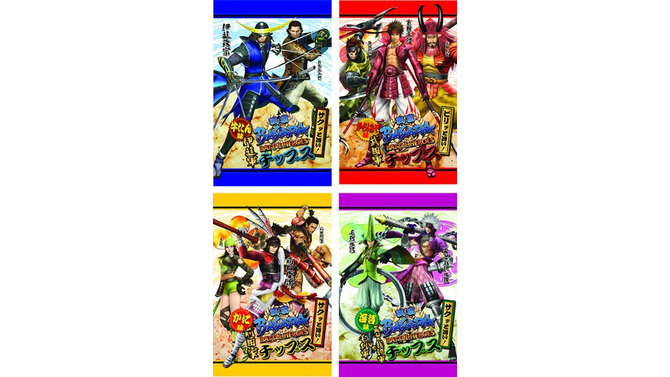 武将ゆかりの味をチップスで再現！「戦国BASARA バトルヒーローズ チップス」