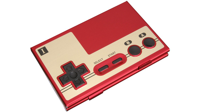 懐かしのファミコンが名刺ケースになって登場