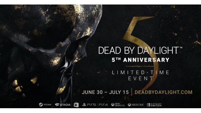 『Dead by Daylight』5周年イベントで50万BPと合計9,000シャードを配布！“王冠”に触れてお祝いスキンを手に入れよう