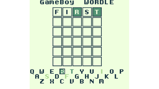 話題の単語当てゲーム『Wordle』をゲームボーイで遊ぶユーザー現る―フラッシュROMがあれば実機でプレイ可能