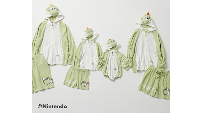 「ジェラピケ」から「ヨッシー」ルームウェアが発売開始！タマゴに入ったハンドタオルなどの“ママグッズ”も