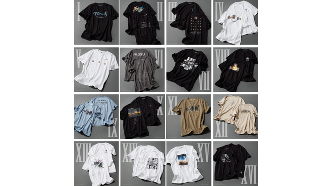 ユニクロ「ファイナルファンタジー35周年UT」追加生産へ！全16柄を6月下旬より販売予定