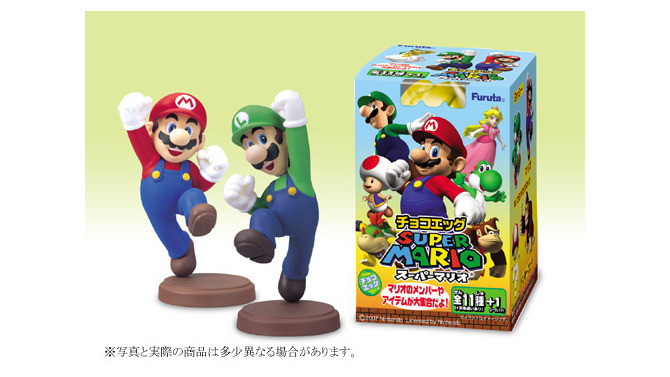 マリオが「チョコエッグ」に!