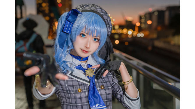 星街すいせい「ホロライブ」／モデル：一条はな、撮影：tama