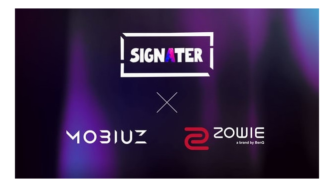 BenQゲーミング製品ブランド「MOBIUZ」「ZOWIE」とゲーマーの内面を深堀するメディア「Signater」がスポンサー契約を締結