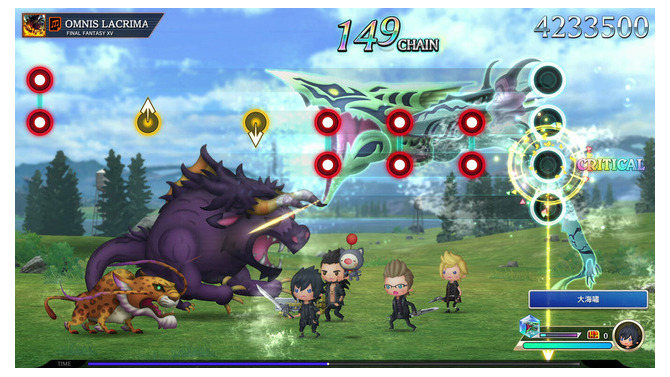 FFリズムゲーム『シアトリズム ファイナルバーライン』発売！「死闘の果てに」「下水道」を含む「SaGaシリーズパック」も配信開始