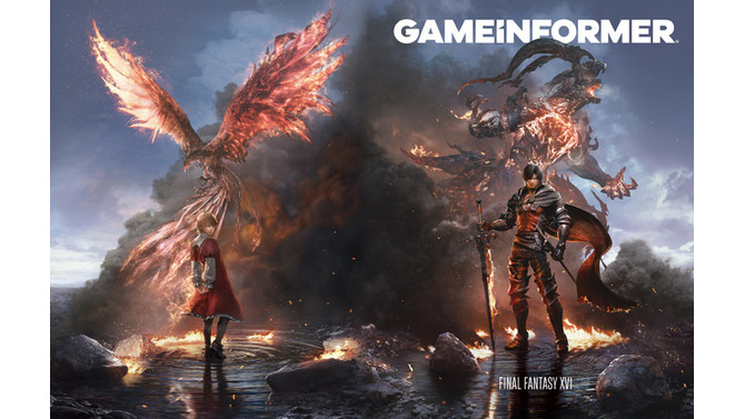 『FF16』クライヴと弟のジョシュアが召喚獣と共に描かれるGame Informerの表紙公開