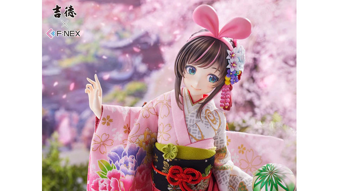 お値段約17万円、全高は約41cmもの大ボリューム！「キズナアイ」が豪華絢爛な“日本人形フィギュア”になって登場