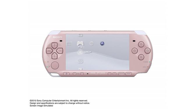 PSPに春の新色が数量限定で3月4日発売！「PSP-3000 ブロッサム・ピンク」