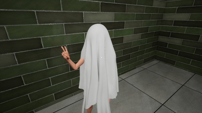 “8番ライク”ホラーゲーム『エスカレーター』にノリノリ“Wピースお化け”が登場…サロメ嬢や兎田ぺこらなど、いろんなVTuberが一緒にノリノリ