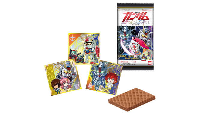 「機動戦士ガンダム」がシール付きウエハースに！「SEED FREEDOM」キラや「水星の魔女」スレッタら、各シリーズもズラリ