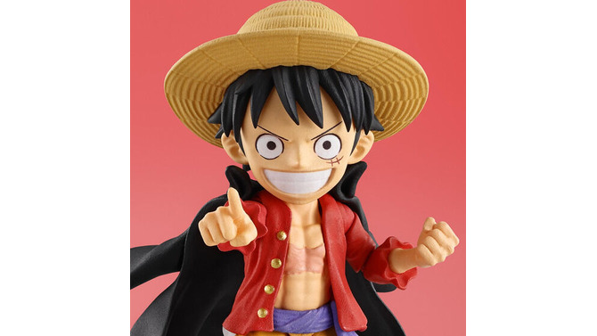 「ワンピース」小さいけどよく動く！「ルフィ」のデフォルメ×アクションフィギュアが“魂ウェブ商店Ver.”で発売