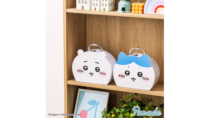 「ちいかわ」トランクケースが最高に可愛い！丸っこいお顔を、そのままデザイン