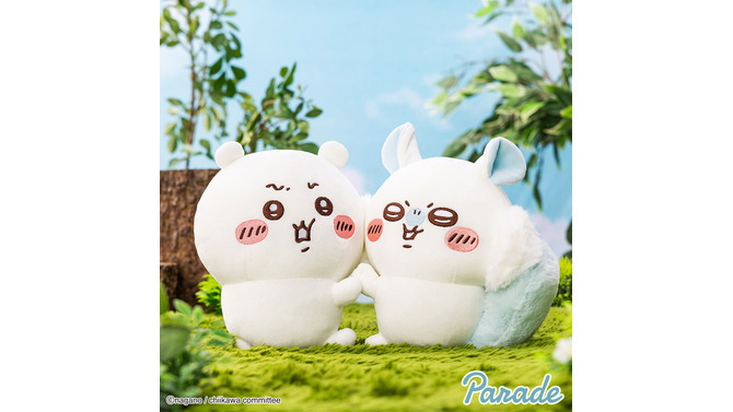 イヤッと全力拒否する「ちいかわ」と、おねだり「モモンガ」！もちもち素材のぬいぐるみがプライズ展開