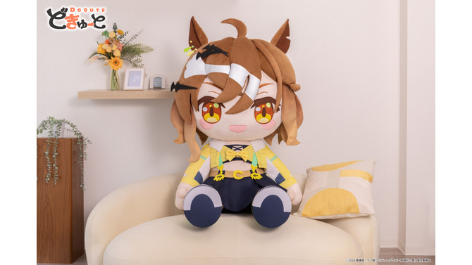 あまりにもデカい！『ウマ娘 新時代の扉』ジャングルポケットら3人の超特大ぬいぐるみ「どきゅーと」が受注販売