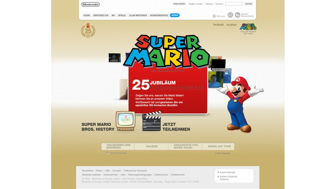 マリオ愛を語る動画を募集 ― 海外任天堂も25周年イベント