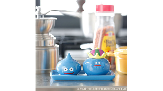 『ドラクエ』スライム&キングスライムの調味料入れ物セットが再受注！オフィシャルショップ限定版も同時展開