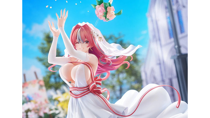 ボリューム満点…！『アズレン』より「ブレマートン」が純白の美しいウェディングドレス姿で1/7スケールフィギュア化