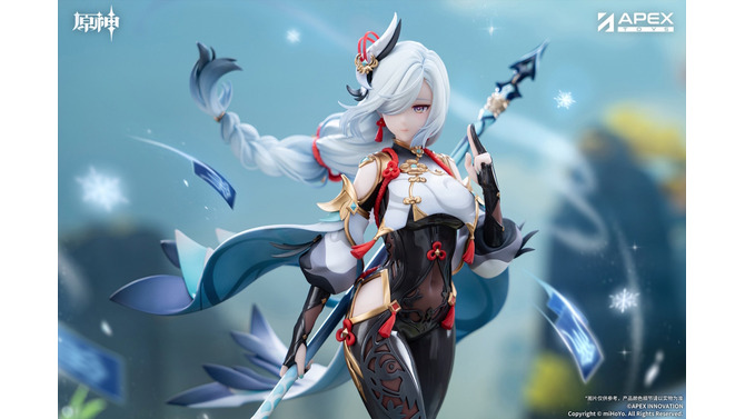 ボディラインくっきりな修行服に、シースルーから覗くオヘソもセクシー！『原神』より「申鶴」1/7スケールフィギュアが公開