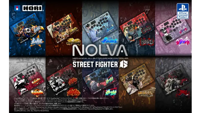 『スト6』コラボのアケコンが超クール！「ルーク」「ジェイミー」「春麗」など人気キャラ10種をデザイン