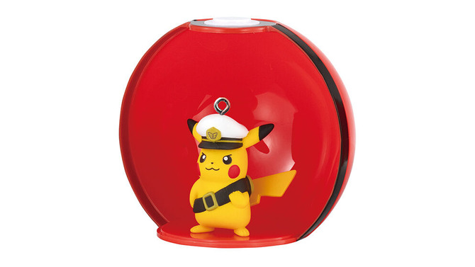 モンスターボールから黄色いメガルカリオが飛び出す！『ポケモン』ビッグサイズカプセル第4弾に、キャプテンピカチュウなど全5種