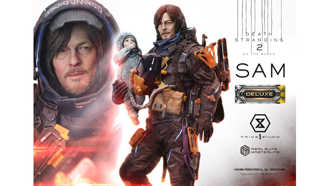 お値段約32万円！『デススト2』主人公「サム」が1/3スケールで立体化ーモデルであるノーマン・リーダス氏の特徴を捉え、フォトリアルな仕上がりに