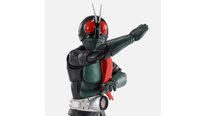 「 仮面ライダー1号（桜島Ver.）」が、 “栄光の昭和ライダーエディション”として再登場！マフラーの選択により、様々なポージングを表現