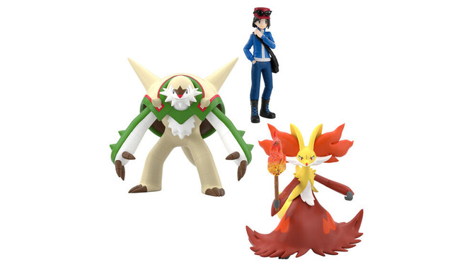 「ポケモンスケールワールド 」カロス地方から、トレーナー・カルムが立体化！ブリガロン、マフォクシーのセットをプレバンにて予約受付実施