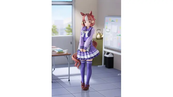 そっと見上げるような表情が可愛い！「ウマ娘 シングレ」より「ベルノライト」がトレセン学園制服姿で立体化、特徴的な“B”の髪留めまで再現