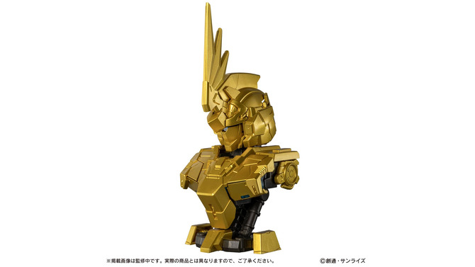 「ユニコーンガンダム3号機 フェネクス」が胸像フィギュアに！デストロイモードも決まるメカニカルバストDX弾、ガシャポンオンライン限定で販売