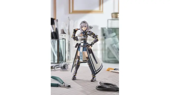 ホロライブ・白銀ノエルがフル可動プラモ化！素敵な笑顔パーツ、牛丼や団員さんなどオプションで様々なシチュエーションを表現