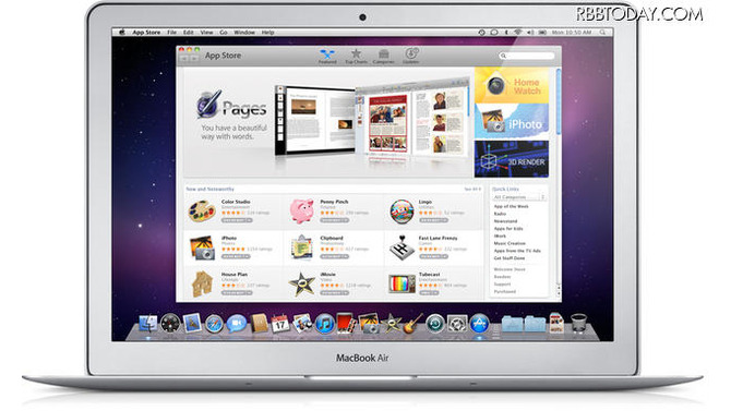 アップル、次期Mac OSの「Lion」を発表……2011年夏にリリース  Macに「Mac App Store」が登場