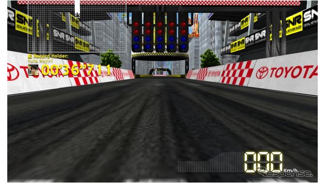 トヨタがFacebookで公開したレースゲーム“Social Network Racer”