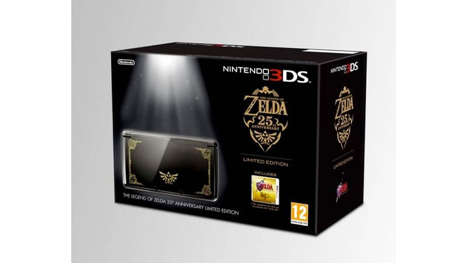 limited edition 3DS for the 25th anniversary of The Legend of Zelda