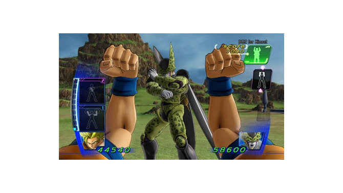 『ドラゴンボールZ for Kinect』のゲーム画面やプレイ映像が出現