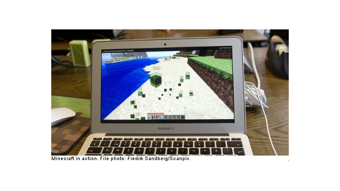 Minecraft in action. File photo: Fredrik Sandberg/Scanpix